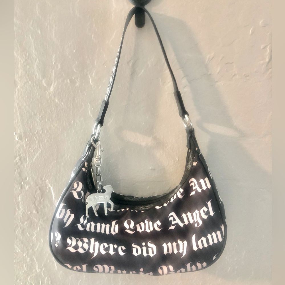 Gwen Stefani L.A.M.B LeSportsac Hobo Handbag Small Black 2003